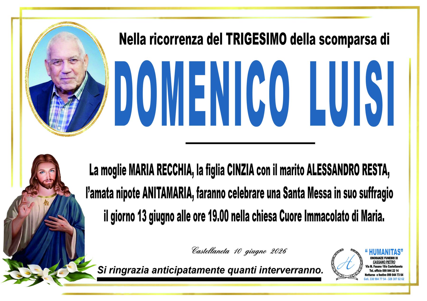 Manifesto di Domenico Luisi